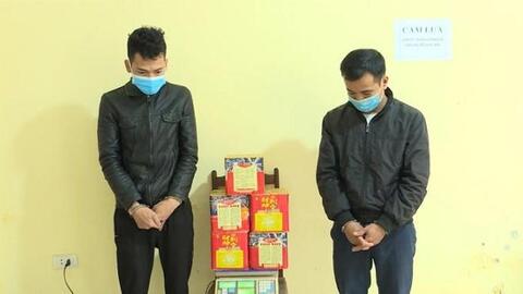Bắt giữ nhóm thanh niên mua 10kg pháo nổ về chơi Tết