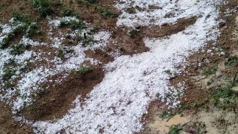 Bất thường mưa đá, hạt to như quả trứng ở Sơn La