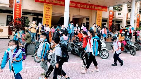 Hải Phòng: Học sinh đi học trực tiếp đạt 71,41%