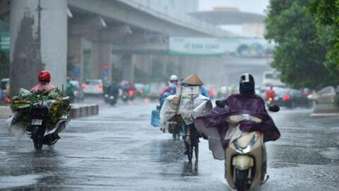 Không khí lạnh tăng cường, Bắc Bộ có mưa rào và dông từ đêm 31/3