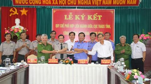 Bình Định ký kết Quy chế phối hợp liên ngành trong công tác thi hành án dân sự