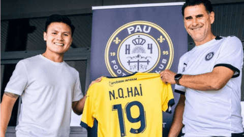 Lượng CĐV theo dõi Pau FC tăng chóng mặt khi Quang Hải xuất hiện