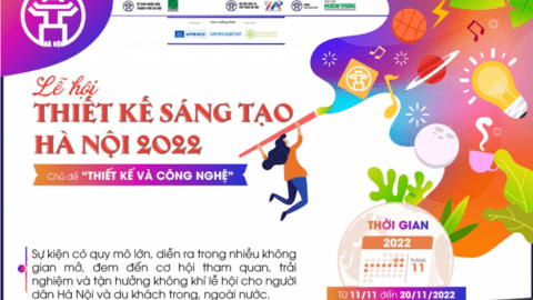 Lễ hội Thiết kế sáng tạo Hà Nội năm 2022 với gần 50 hoạt động ở nhiều lĩnh vực