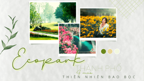 Ecopark – Thành phố 4 mùa thiên nhiên bao bọc