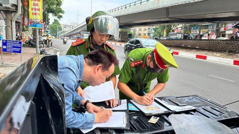 Xử lý 612 trường hợp vi phạm luật giao thông trong ngày 24/10