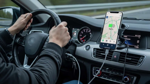 Vì sao không nên sạc điện thoại bằng cổng USB trên ô tô?