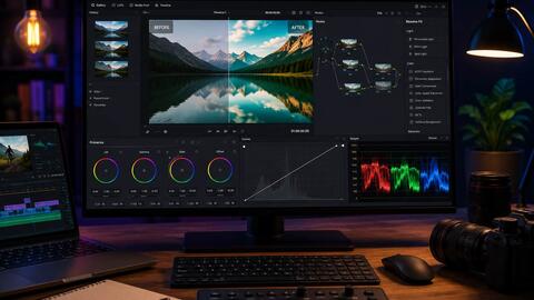 Top phần mềm chỉnh màu video miễn phí đang được dùng nhiều