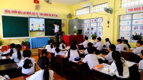 Dạy tiếng Anh từ lớp 1, trường học ở Cần Thơ “khát” phòng chức năng