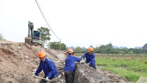 Mỹ Đức tăng tốc thi công cuối năm