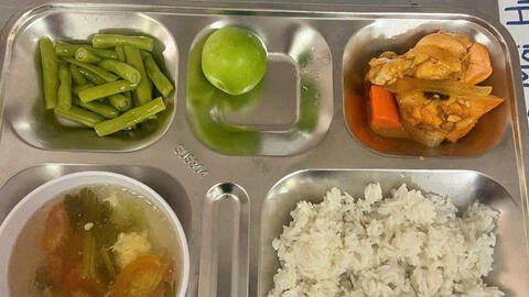 Nhà trường nói gì về suất ăn bán trú 'lèo tèo' bị tố giá 40.000 đồng?