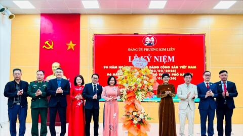 Đảng bộ phường Kim Liên kỷ niệm 96 năm Ngày thành lập Đảng
