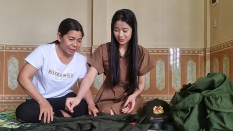 Nữ dược sĩ duy nhất ở Quảng Trị tình nguyện thực hiện nghĩa vụ Công an