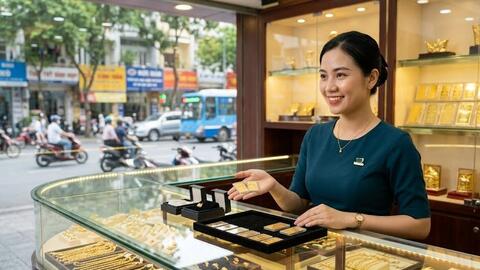 Giá vàng hôm nay 4.3: Vàng thế giới lao dốc, SJC giảm mạnh