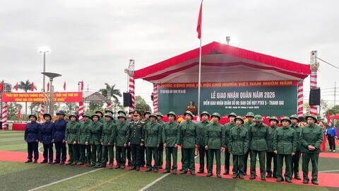 41 thanh niên Phúc Sơn lên đường nhập ngũ