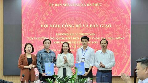 Sắp xây dựng tuyến đường rộng 50m nối hai xã Sóc Sơn và Đa Phúc