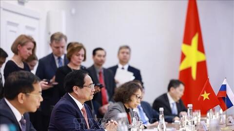 Thủ tướng Phạm Minh Chính tiếp Thư ký Hội đồng An ninh Liên bang Nga