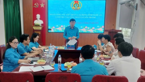 Công đoàn xã Yên Thành nỗ lực đổi mới, nâng cao hiệu quả hoạt động