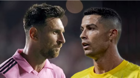 Ronaldo bắt tay Messi khiến mạng xã hội bùng nổ