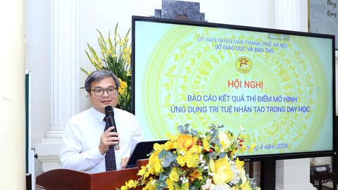 Hà Nội đưa AI vào lớp học, mở hướng dạy học mới