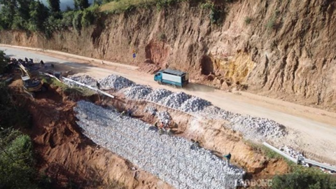 Điện Biên phân bổ 83 tỉ đồng khắc phục hậu quả thiên tai đường bộ