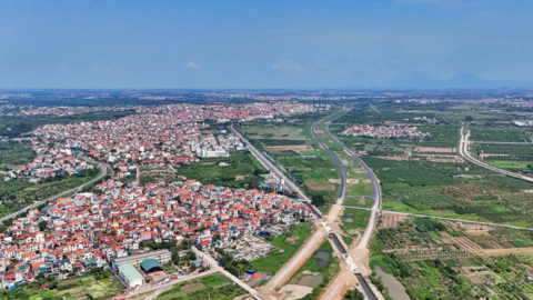 Diện mạo đường song hành Vành đai 4 Hà Nội