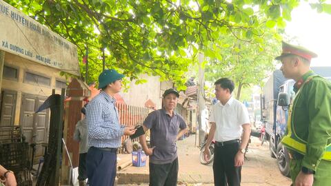 Xã Dương Hòa: Ra quân lập lại trật tự, bảo đảm hành lang giao thông