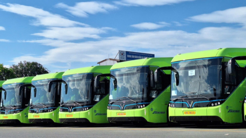 Transerco tiếp tục đưa thêm 23 xe buýt điện vào hoạt động