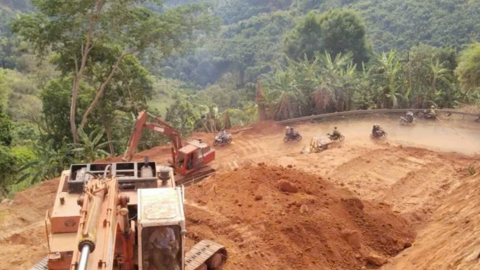 Cấm lưu thông qua đèo Gia Bắc ở Lâm Đồng để khắc phục sạt lở