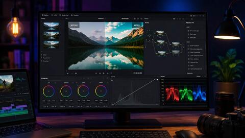Top phần mềm chỉnh màu video miễn phí đang được dùng nhiều
