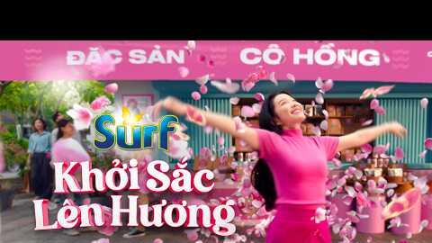 NƯỚC GIẶT SURF ĐẬM ĐẶC MỚI - SẠCH THƠM BỪNG HƯƠNG, KHỞI SẮC LÊN HƯƠNG