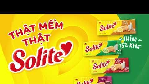 Thử ngay 4 vị bánh cuộn kem Solite mềm tan