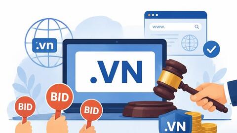 Tên miền ".vn" mang về hơn 1,5 tỉ đồng sau hai đợt đấu giá
