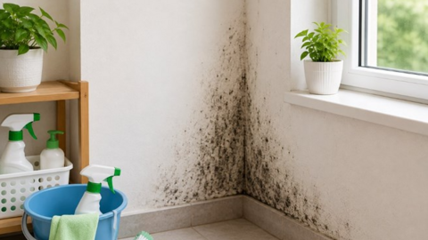 3 vị trí trong nhà dễ xuất hiện nấm mốc
