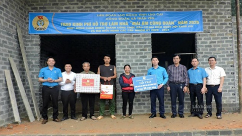 595 mái ấm từ nghĩa tình Công đoàn ở Lào Cai