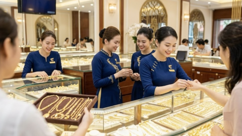 Giá vàng hôm nay 7.8.2026: SJC tăng 900.000 đồng, vàng thế giới rung lắc mạnh