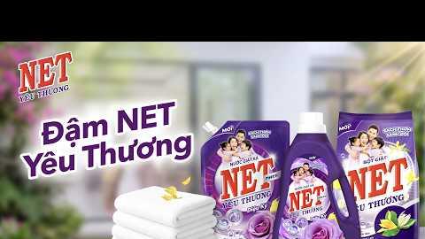 NƯỚC GIẶT XẢ NET MATIC YÊU THƯƠNG DIỆU KỲ - SẠCH THƠM SÁNH ĐÔI (5s)