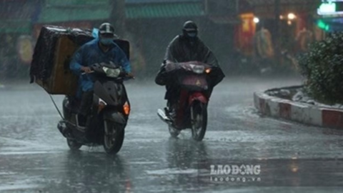 Cảnh báo 2 tỉnh có mưa to, nguy cơ thời tiết xấu trong 6 giờ tới