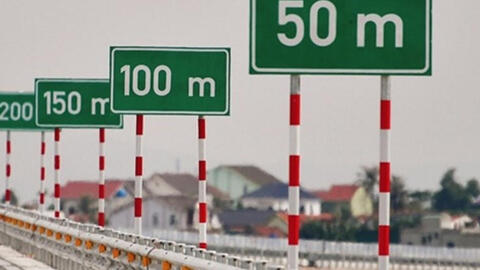 Đặt biển báo tại đoạn cao tốc áp dụng xử phạt lỗi khoảng cách an toàn