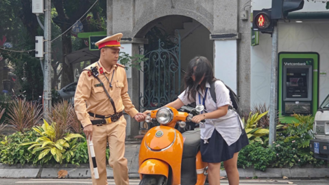 Hà Nội xử lý 1.780 trường hợp học sinh vi phạm giao thông trong nửa tháng