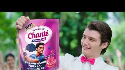 Nước giặt xả Chanté Năng Động - Khử mùi mồ hôi quần áo (15s)
