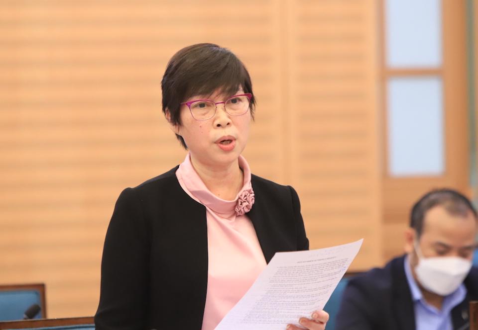 Ph&oacute; Gi&aacute;m đốc Sở LĐTB&amp;XH Nguyễn Thanh Nh&agrave;n ph&aacute;t biểu. Ảnh: Minh An.