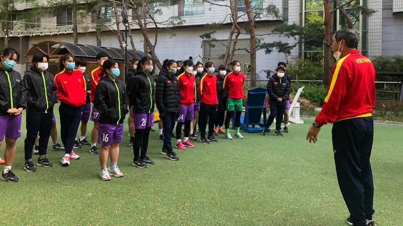 Các học trò của ông Mai Đức Chung đặt mục tiêu bảo vệ thành công tâm HCV SEA Games.