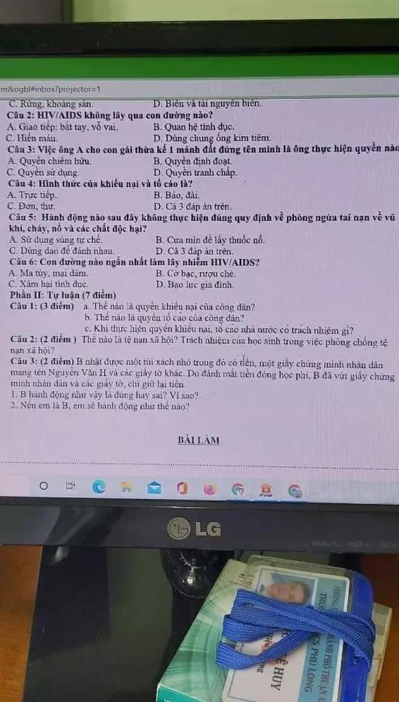 Lộ đề thi học kì, hơn 400 học sinh lớp 8 ở Bình Dương phải thi lại ảnh 1