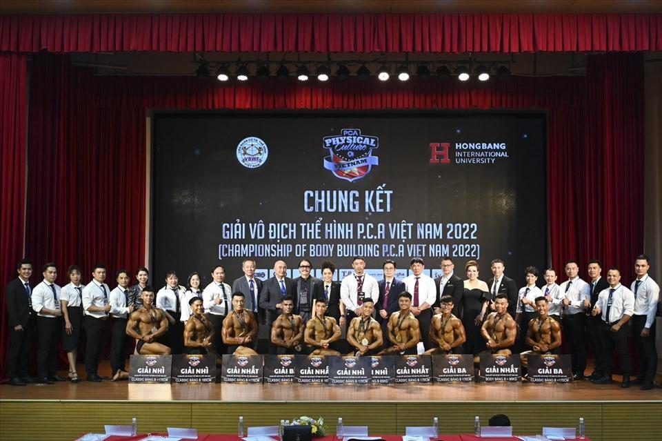 Kết thúc giải thể hình P.C.A Việt Nam 2022