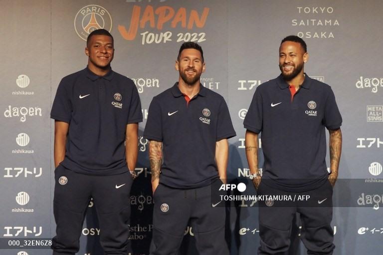 Bộ ba Messi, Neymar và Mbappe sẽ thách thức tham vọng của Real Madrid.  Ảnh: AFP