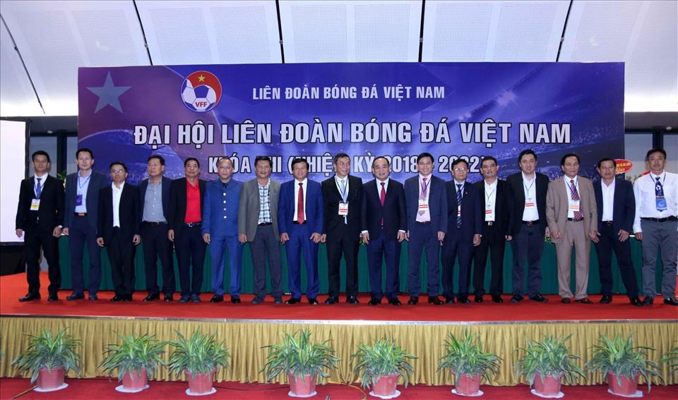 Ban chấp hành VFF nhiệm kỳ 8. Ảnh: VFF