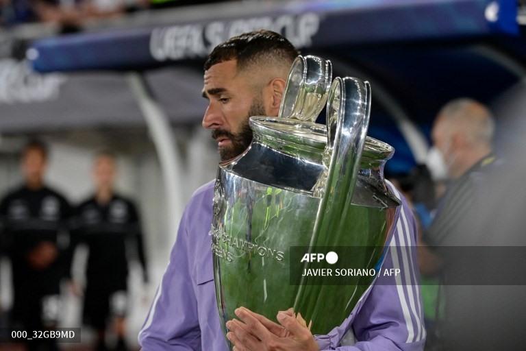 Karim Benzema có mùa giải Champions League 2021-2022 bùng nổ.  Ảnh: AFP