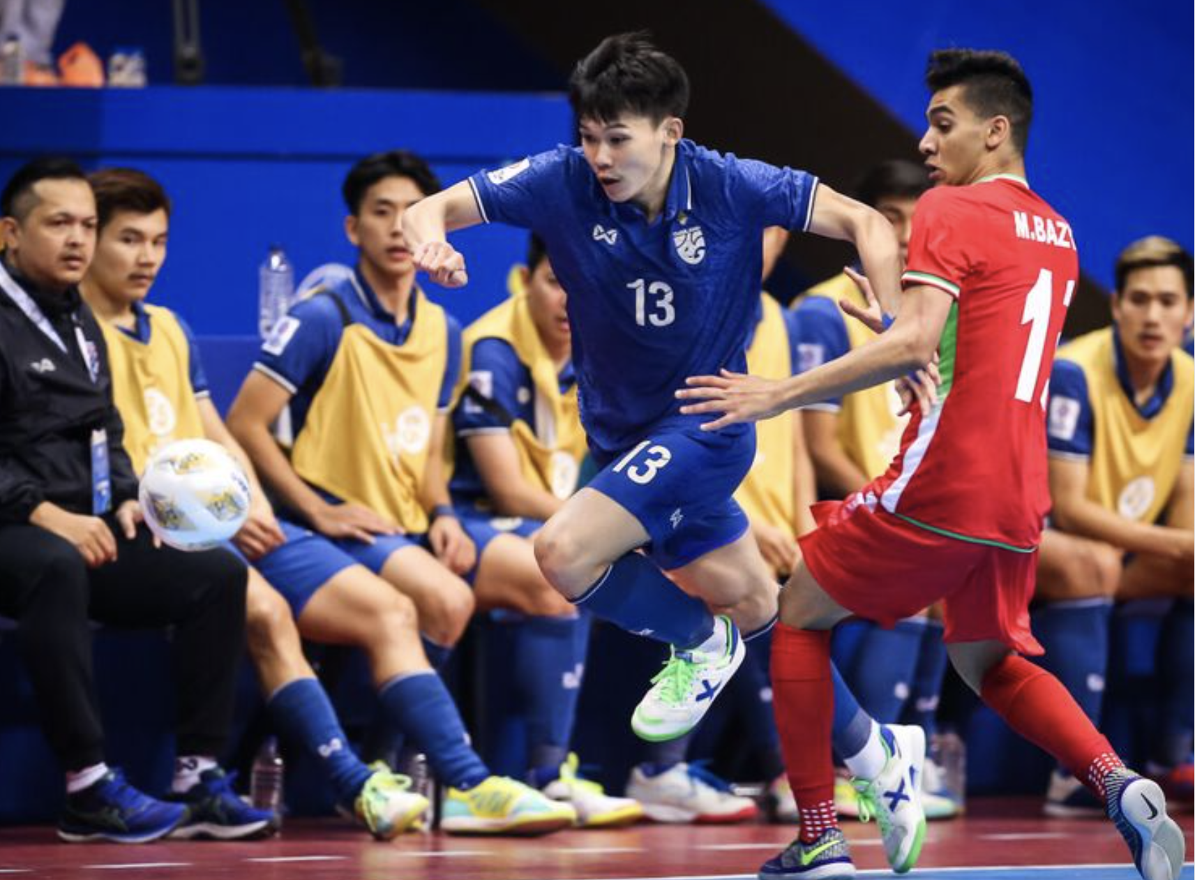 Tuyển futsal Iran đã có chiến thắng dễ dàng. Ảnh: AFC