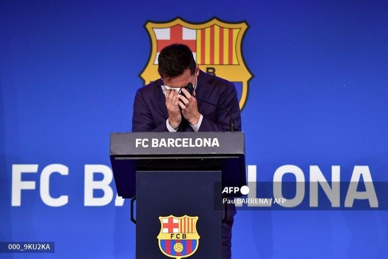 Barcelona không Messi là một hình ảnh rệu rã.  Ảnh: AFP