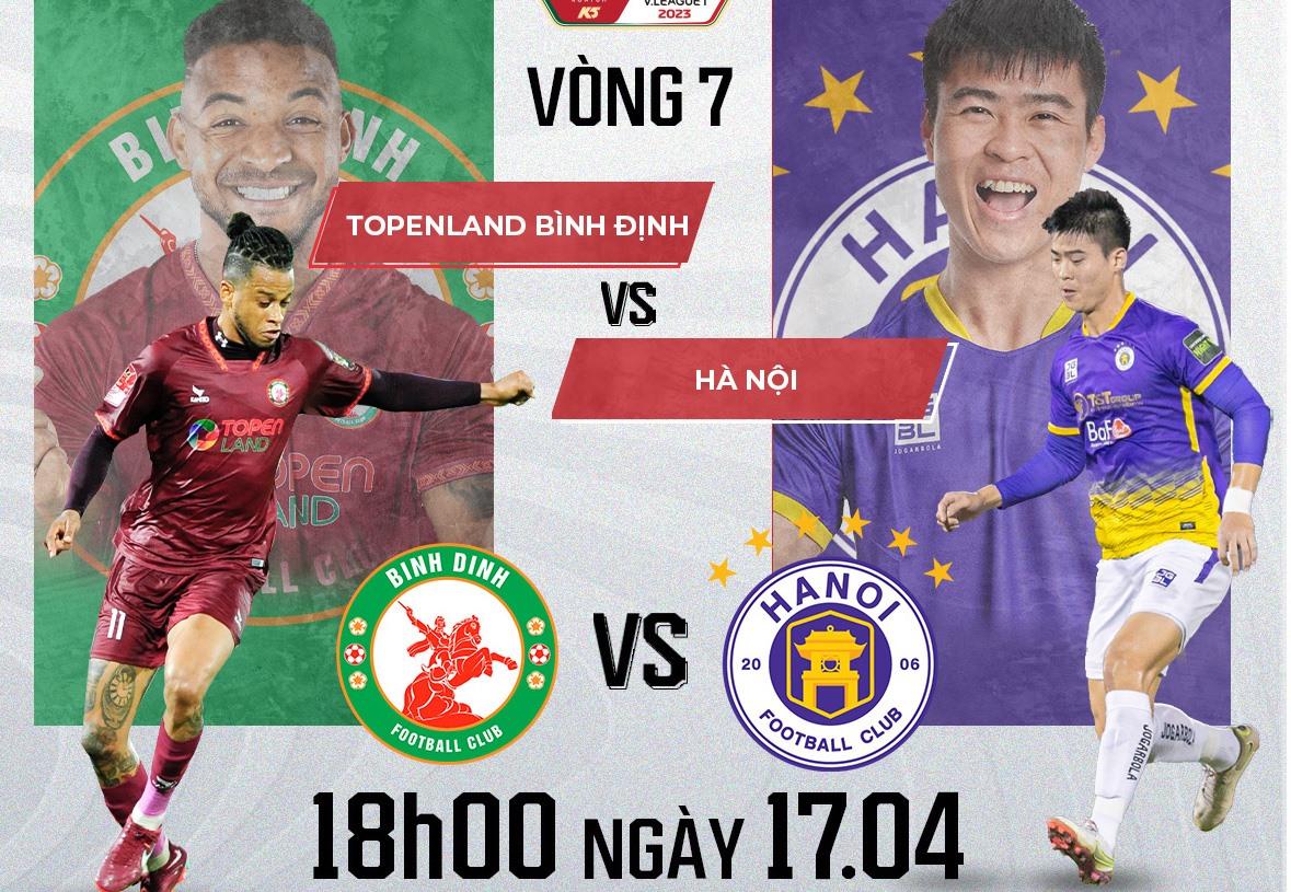 Link xem trực tiếp Bình Định vs Hà Nội tại vòng 7 V.League 2023